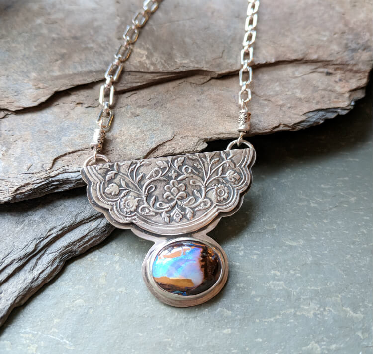 Opal PMC Necklace