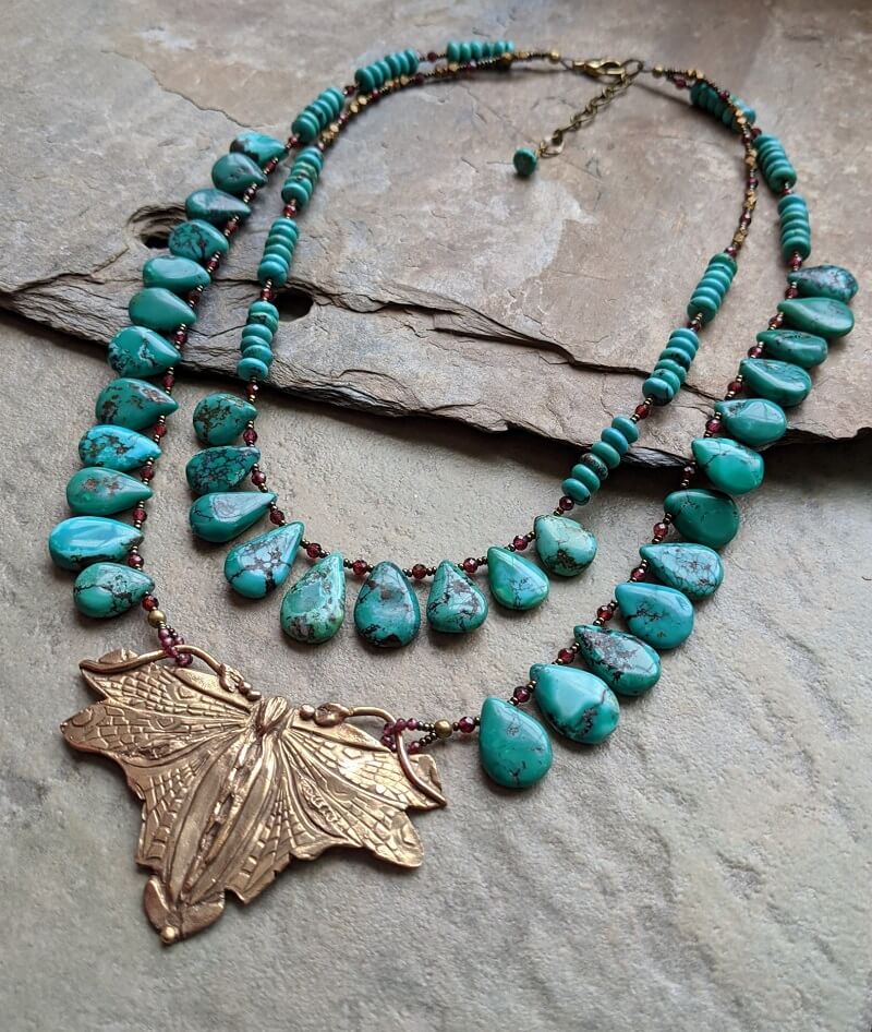 Turquoise Bronze Dragonfly